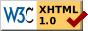 XHTML 1.0 Transitional szabványnak megfelelő weboldal